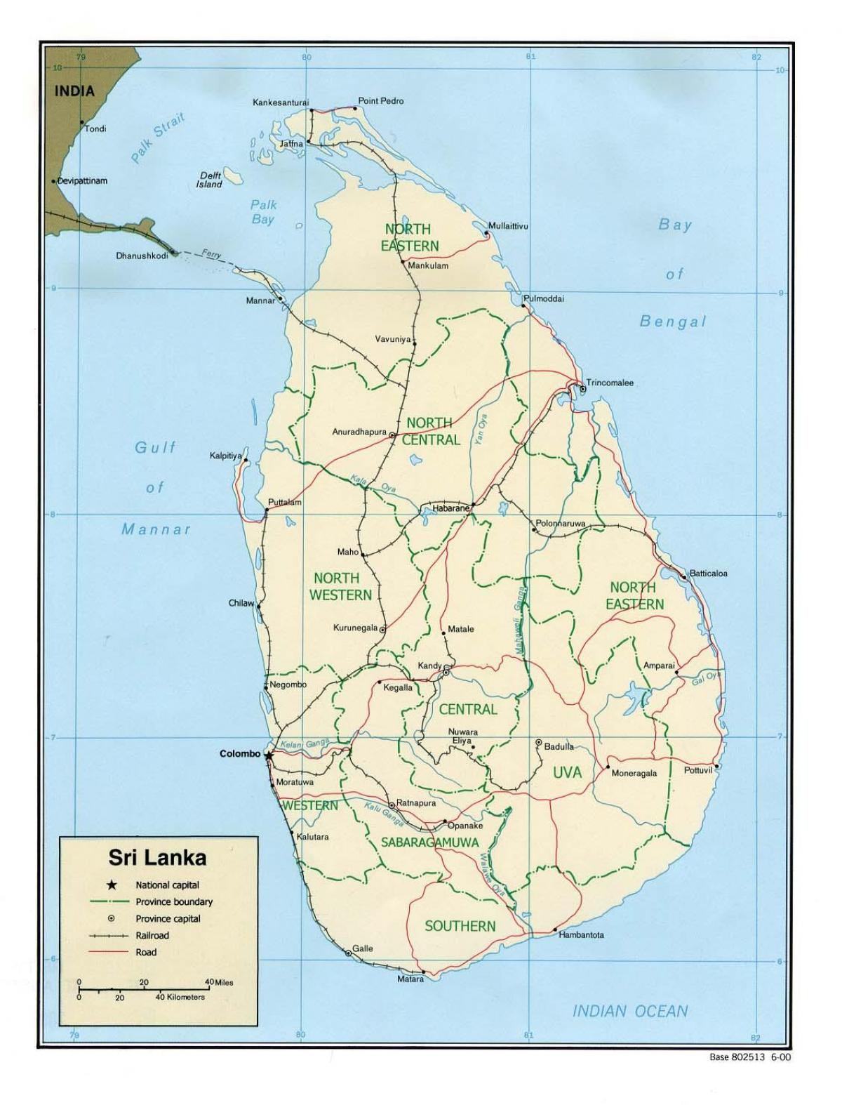mapa do mundo final Sri Lanka