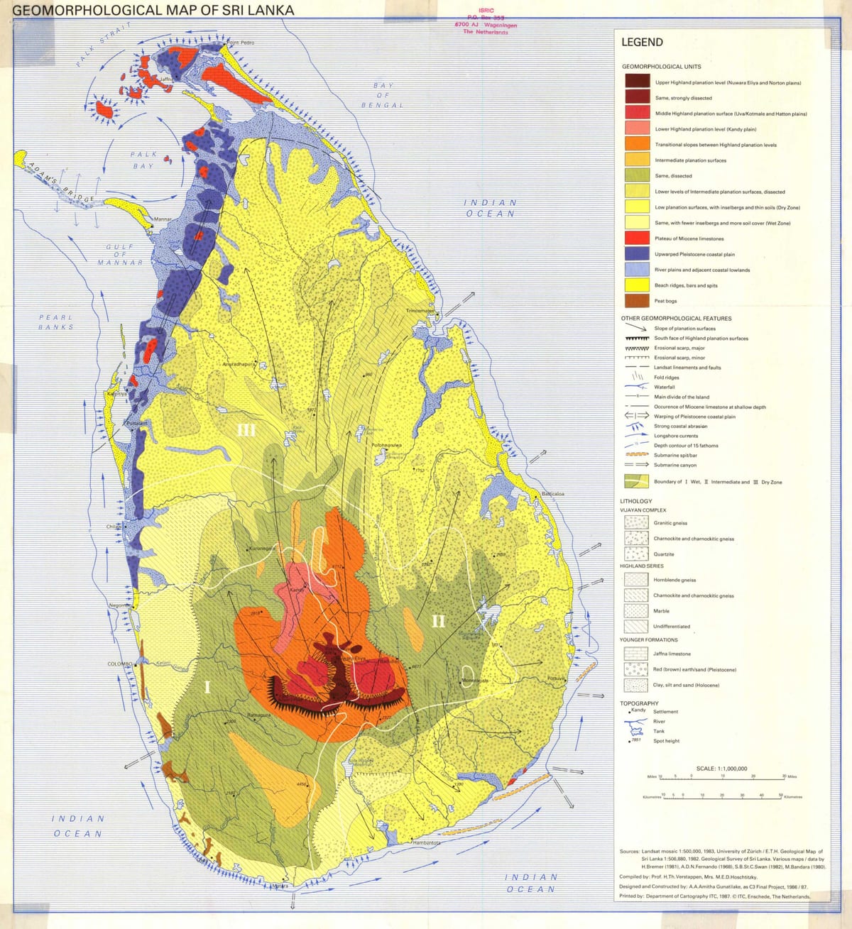 mapa de solo mapa de Sri Lanka