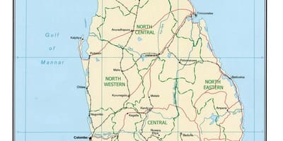 Mapa do mundo final Sri Lanka