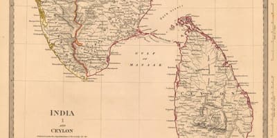 Idade Ceilán mapa