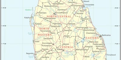 Sri Lanka guión distancia calculadora