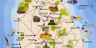 Sri Lanka illa mapa